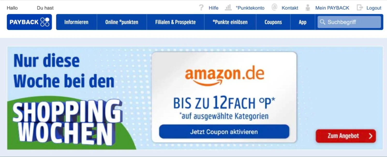 Amazon Coupon von Payback Deutschland auch als Österreicher nutzen