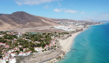 Blick auf die Küste von Fuerteventura