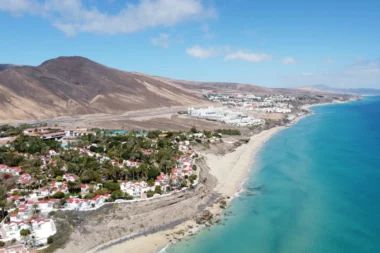 Blick auf die Küste von Fuerteventura