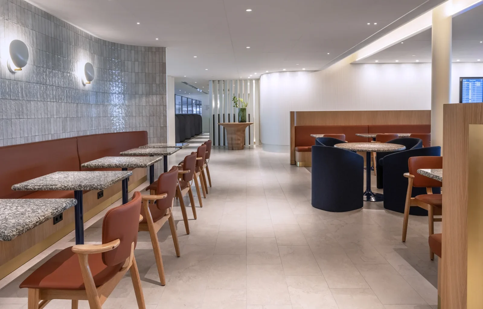 neue Finnair Schengen Lounge am Flughafen Helsinki