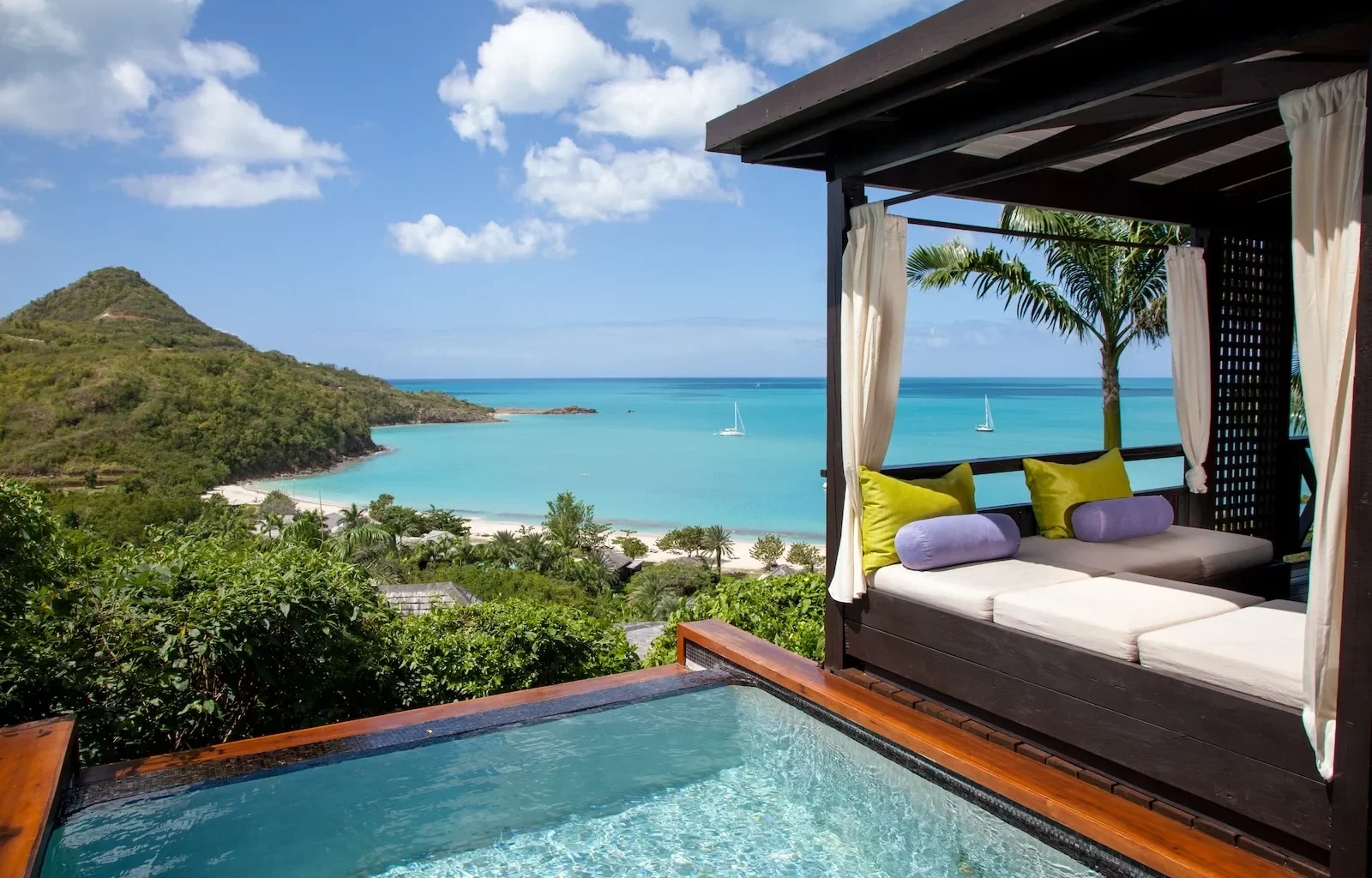 Hermitage Bay Hillside Pool Suite Hilton Honors Small Luxury Hotels of the World