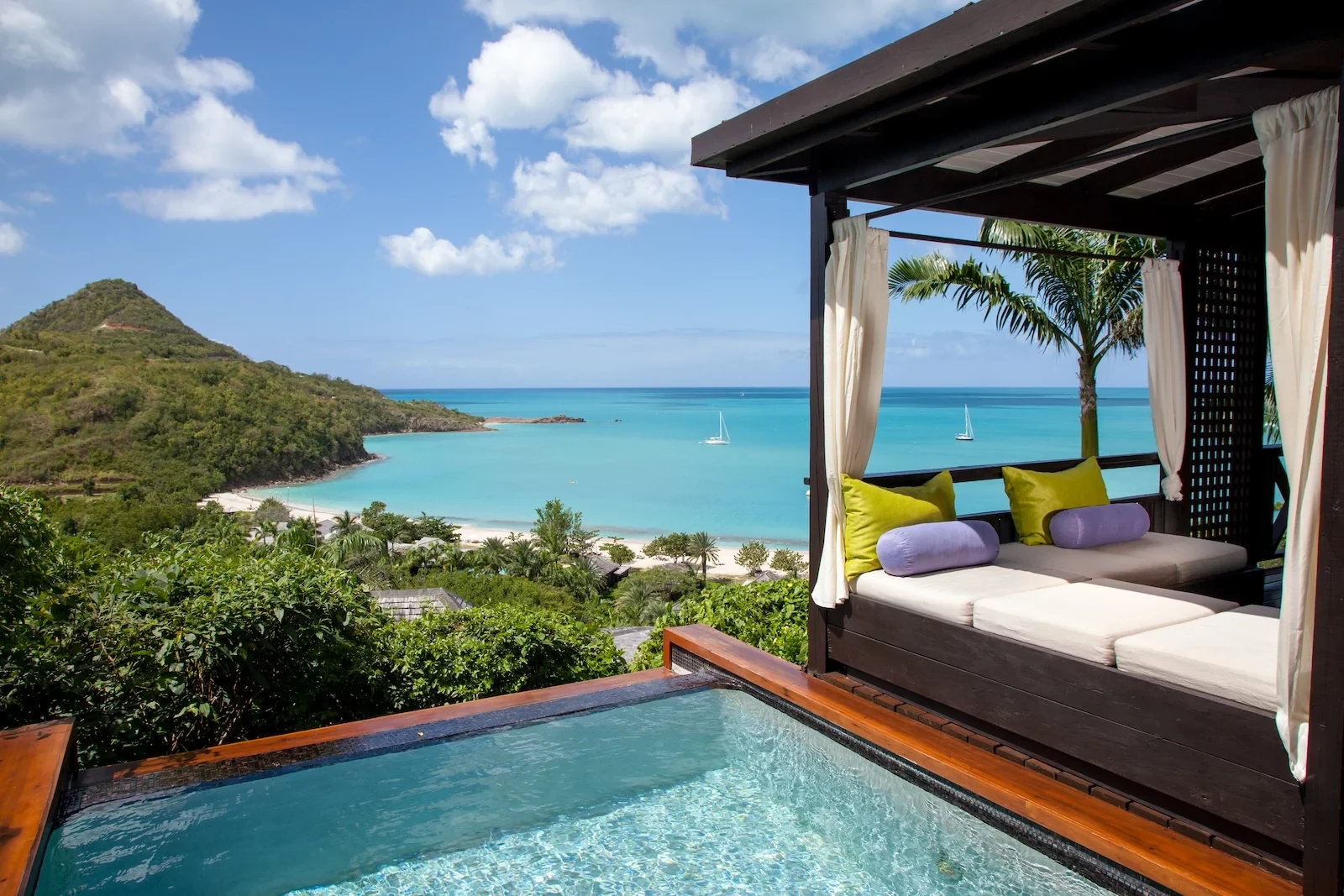 Hermitage Bay Hillside Pool Suite Hilton Honors Small Luxury Hotels of the World