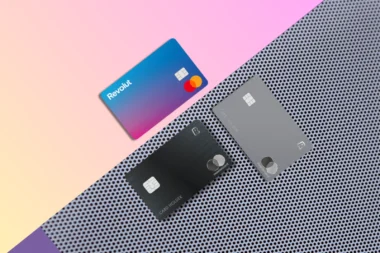 drei verschiedene Revolut Kreditkarten Portfolio für Österreich