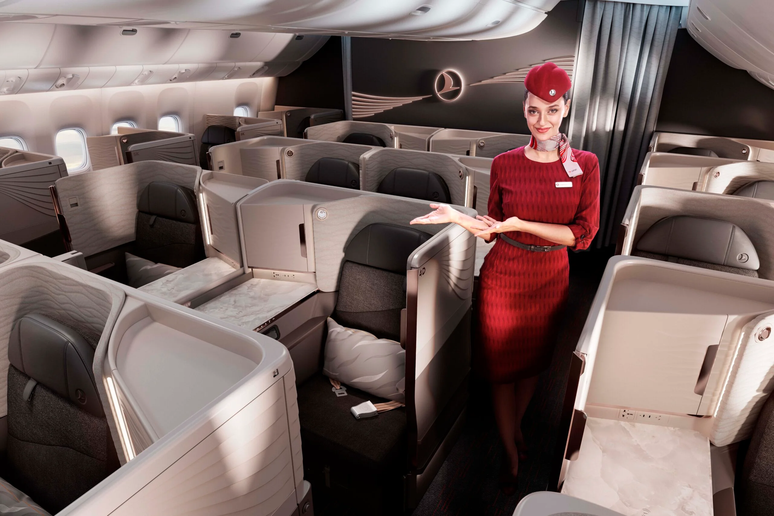 neue Turkish Airlines Business Class Boeing 777