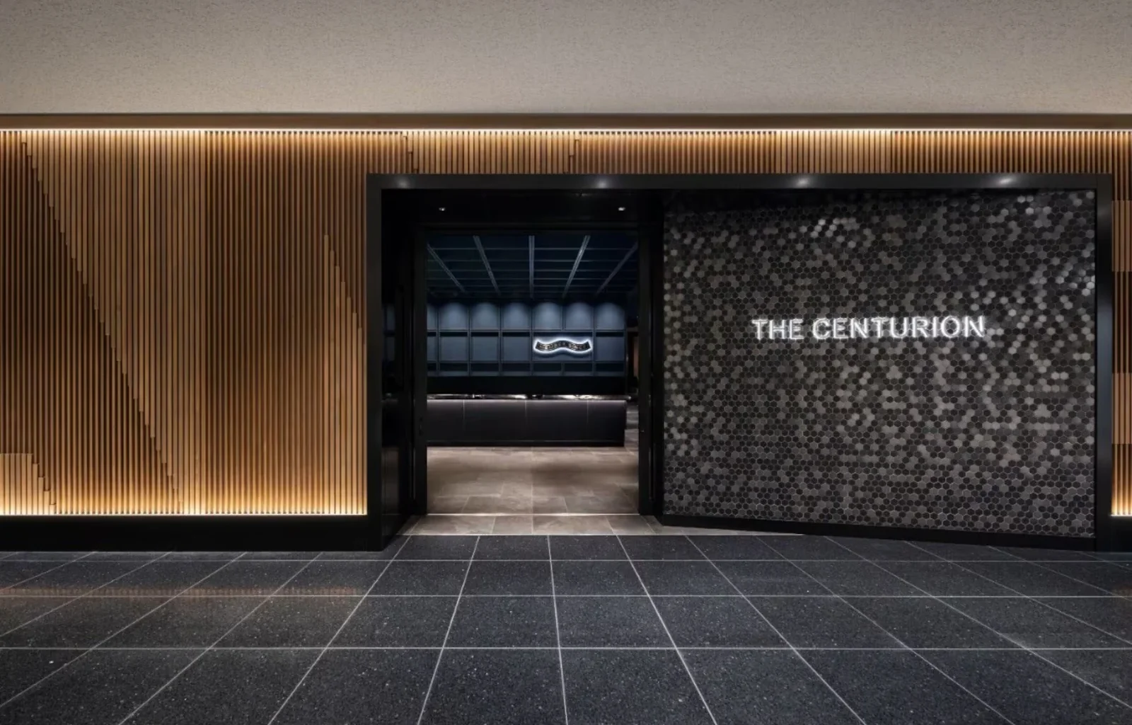 Eingang The Centurion Lounge Tokio Haneda Airport