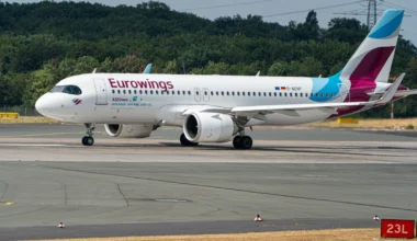 Eurowings Airbus A320 Flüge mit Aeroplan Points buchbar