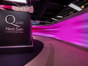Qatar Airways Präsentation neue Qsuite Airshow