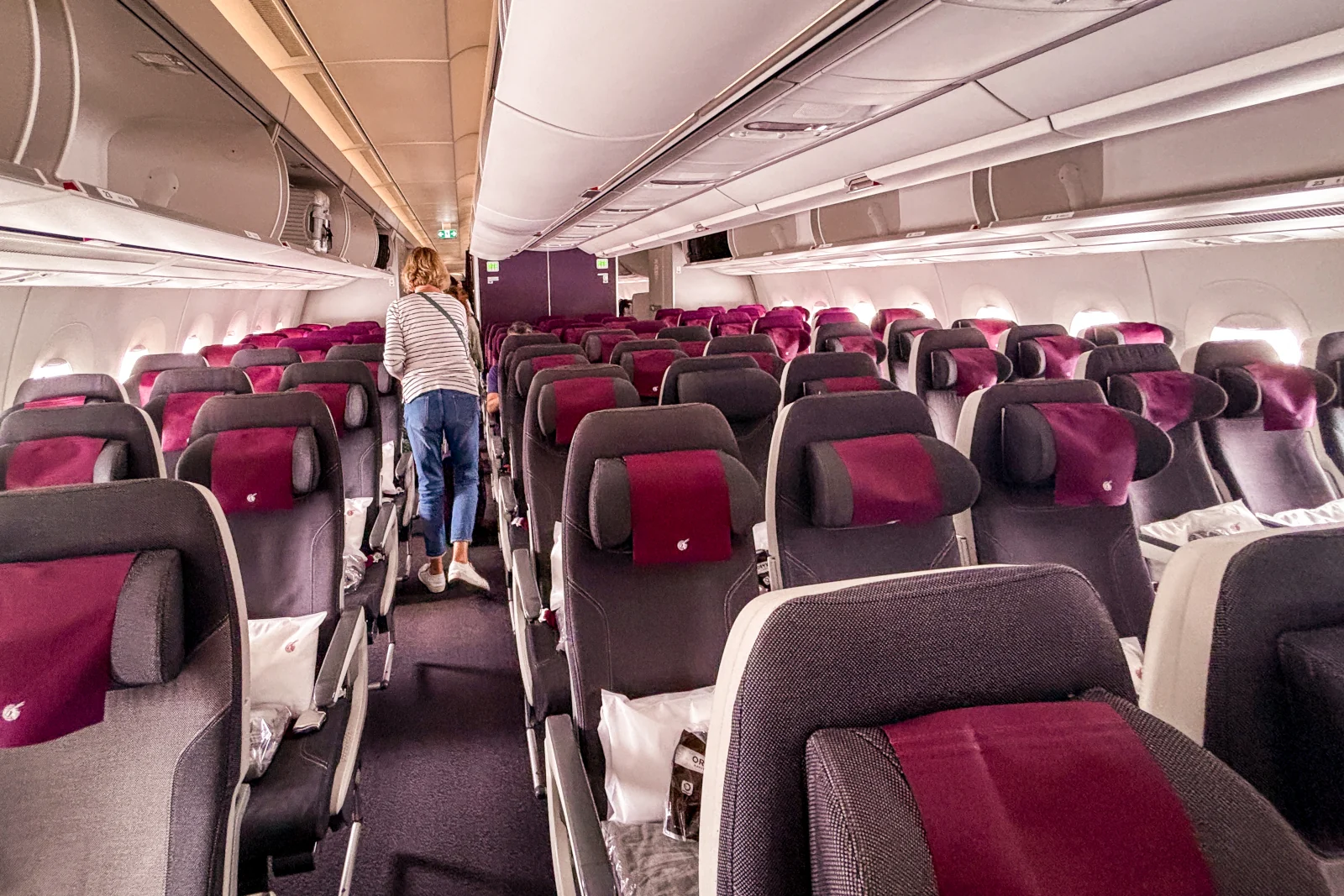 Qatar Airways Economy Class Airbus A350