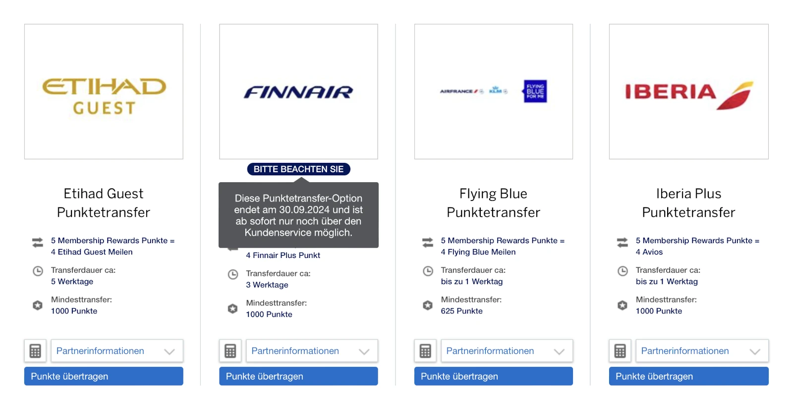 Amex Membership Rewards streicht Finnair Plus