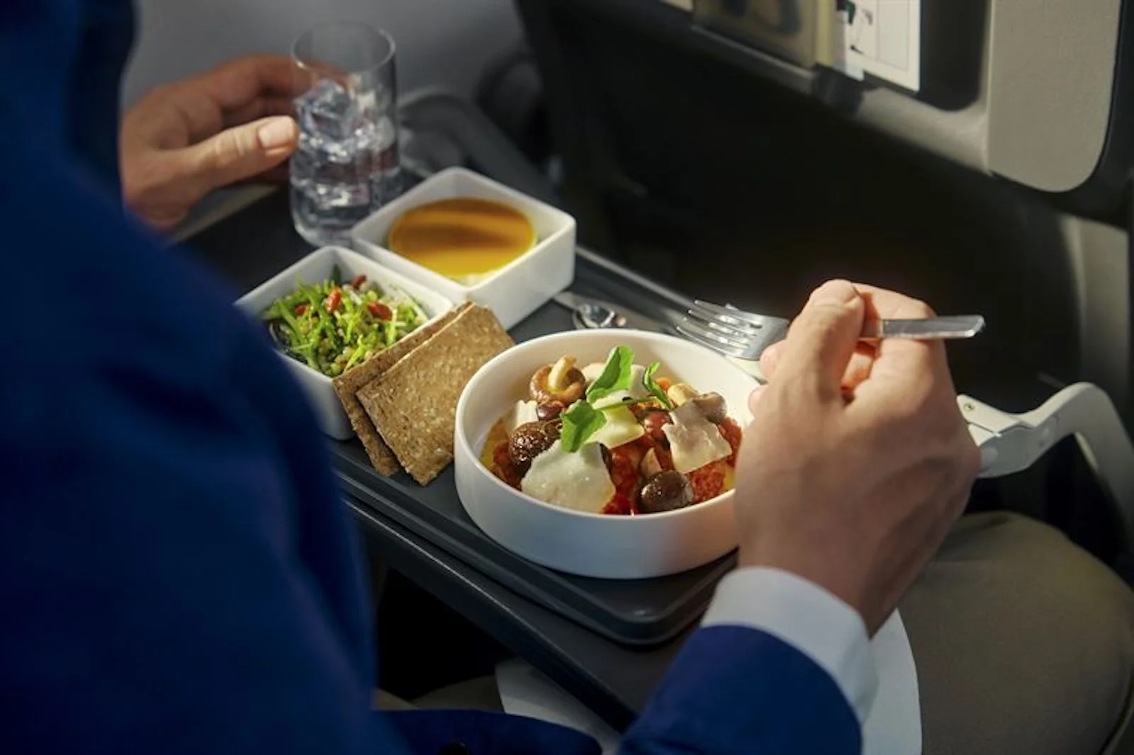 neue Menüs in der europäischen SAS Business Class