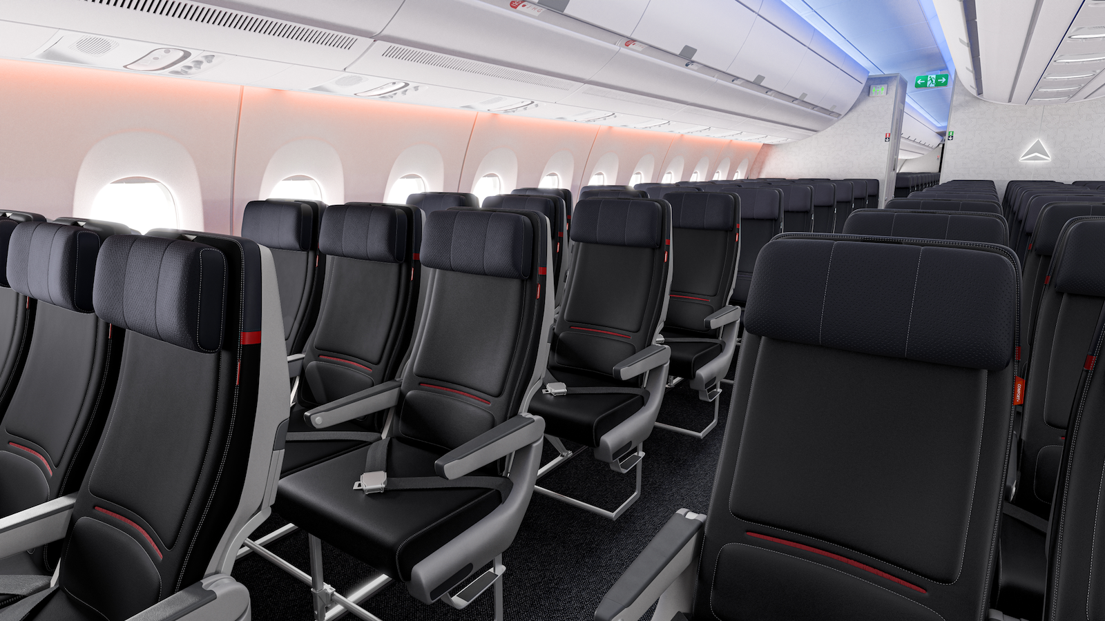 neues Kabinen-Design der Delta Economy Comfort 