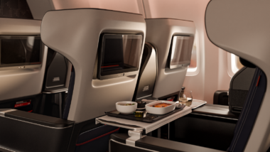 Delta First Class Kabine im neuen Design