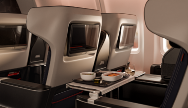 Delta First Class Kabine im neuen Design