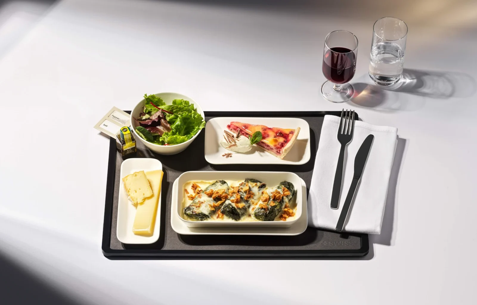 Hauptgericht der Swiss Business Class