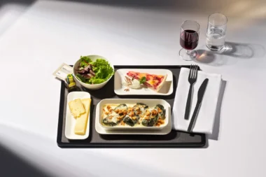 Hauptgericht der Swiss Business Class