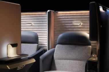 neue British Airways First Class Mittelsitze