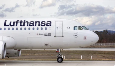 Airbus A320-200 der Lufthansa in Frankfurt