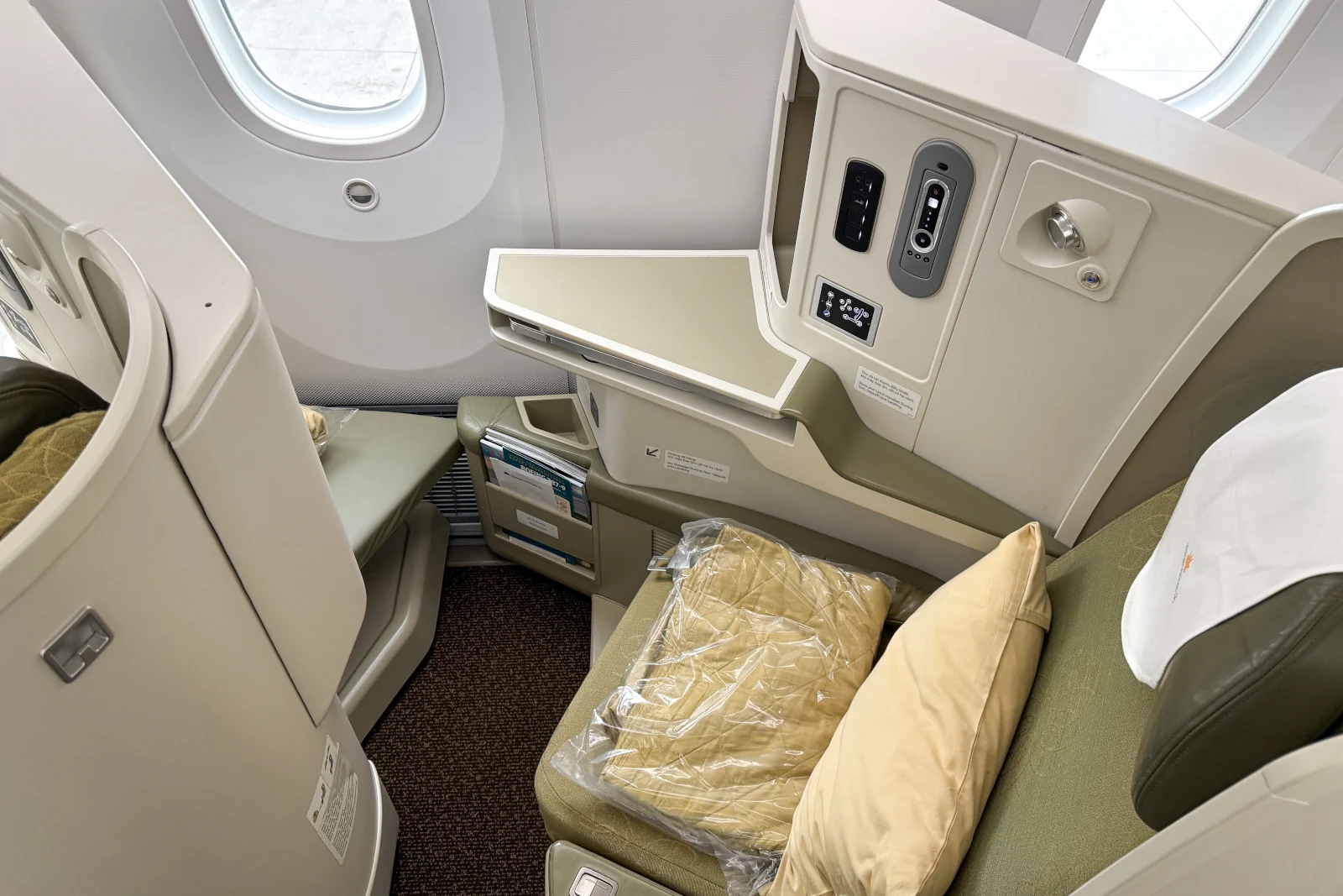 Vietnam Airlines Business Class Sitz am Fenster der Boeing 787-9