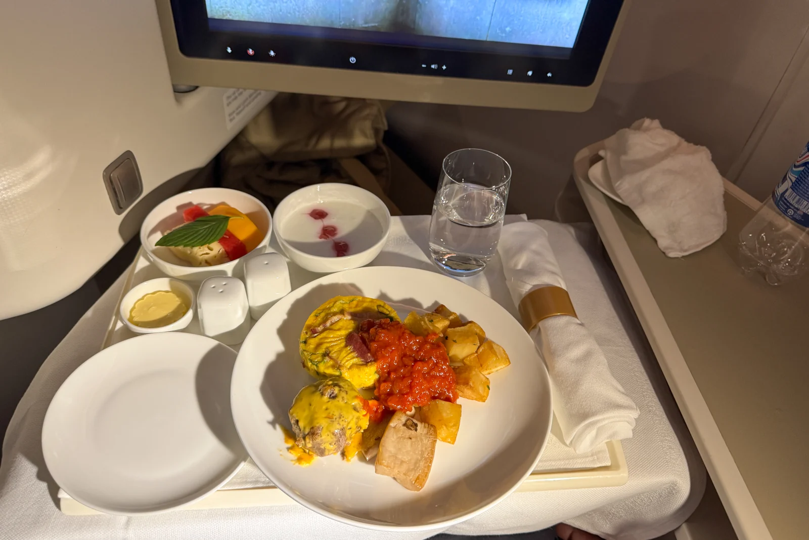 Frühstück Vietnam Airlines Business München - Ho-Chi-Minh-Stadt