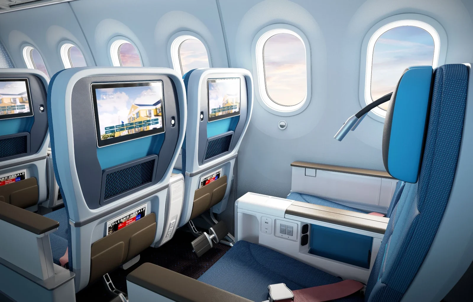 KLM Premium Economy Kabine