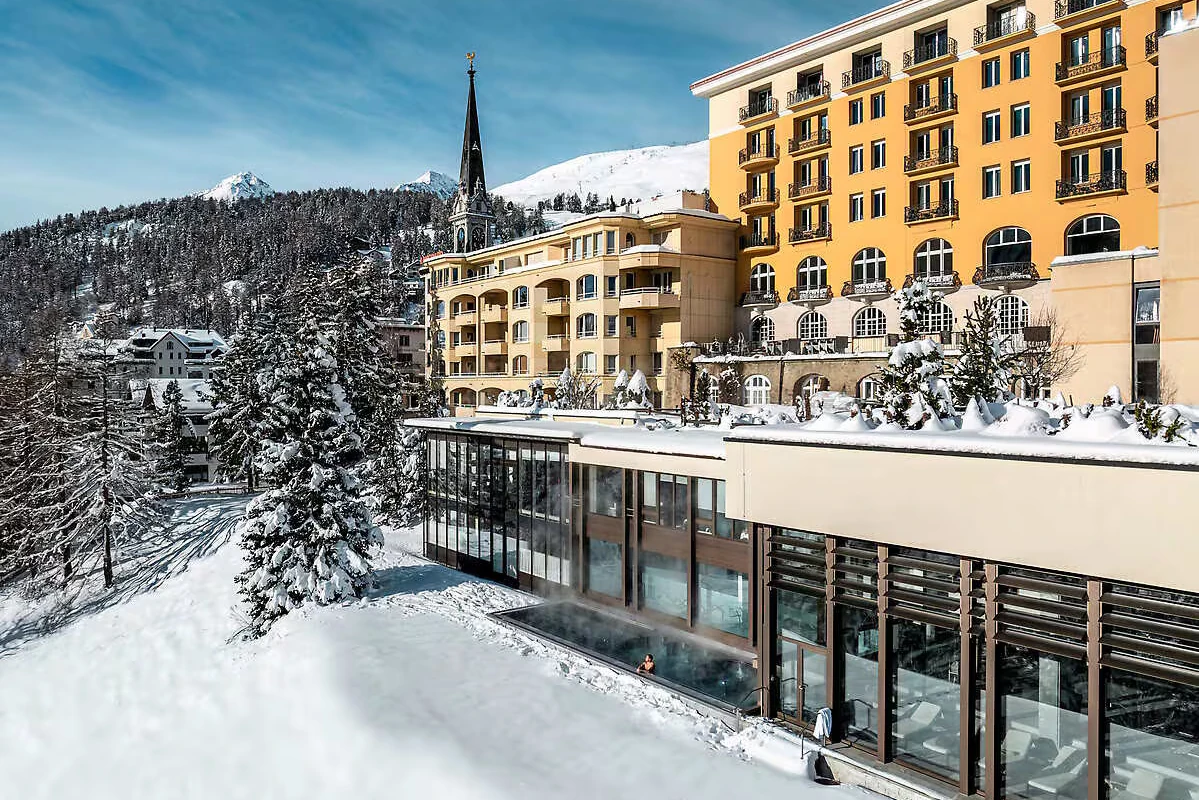 Kulm Hotel St. Moritz Spa mit Außenpool