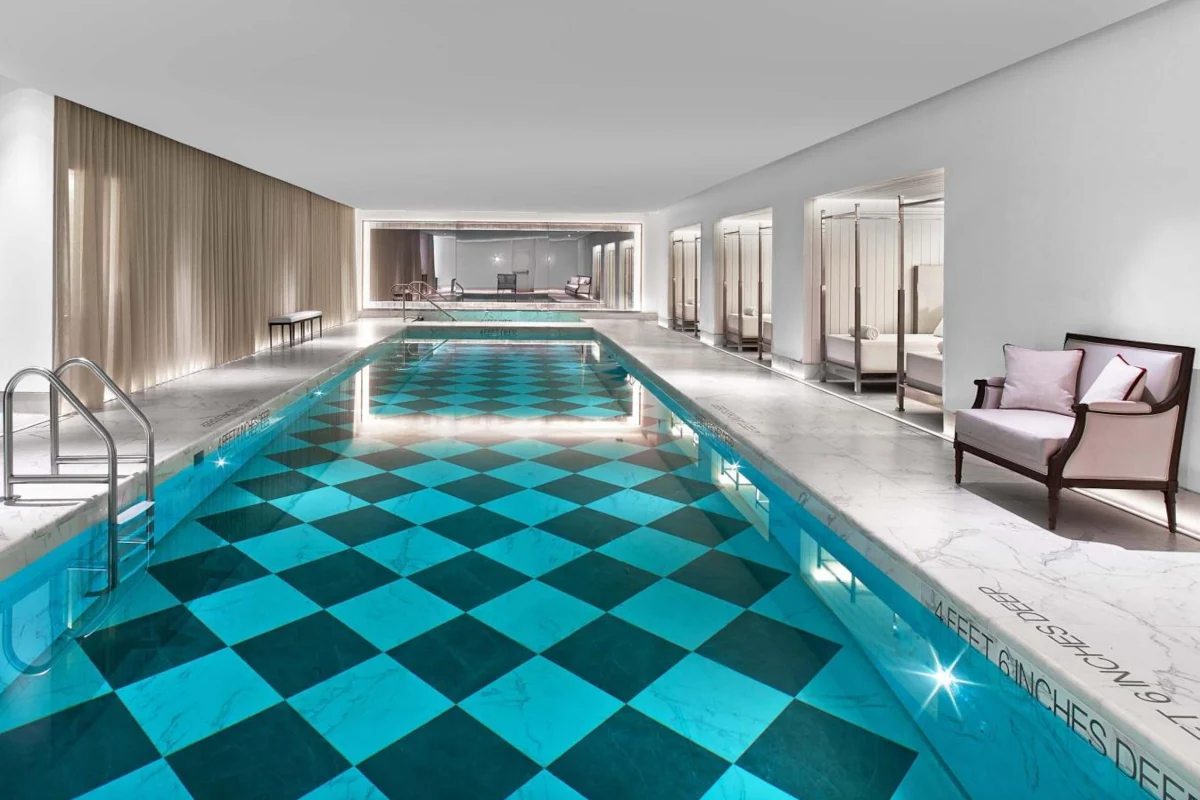 Indoor Swimmingpool Baccarat Hotel New York