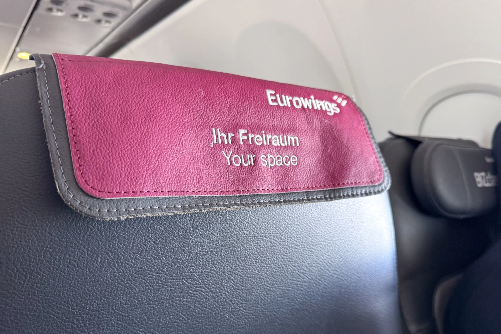 BIZclass Sitze der Eurowings A320neo mit freiem Mittelsitz