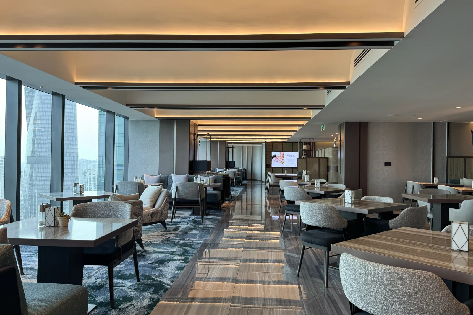 Executive Lounge des Hilton Saigon für Gäste des Executive Floors oder Hilton Honors Diamond Status