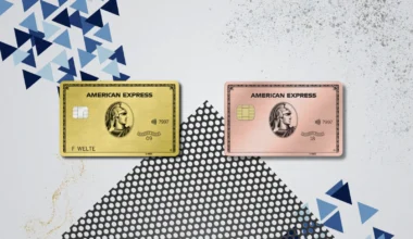 Die American Express Gold Card aus Metall und Rosé Gold aus Metall