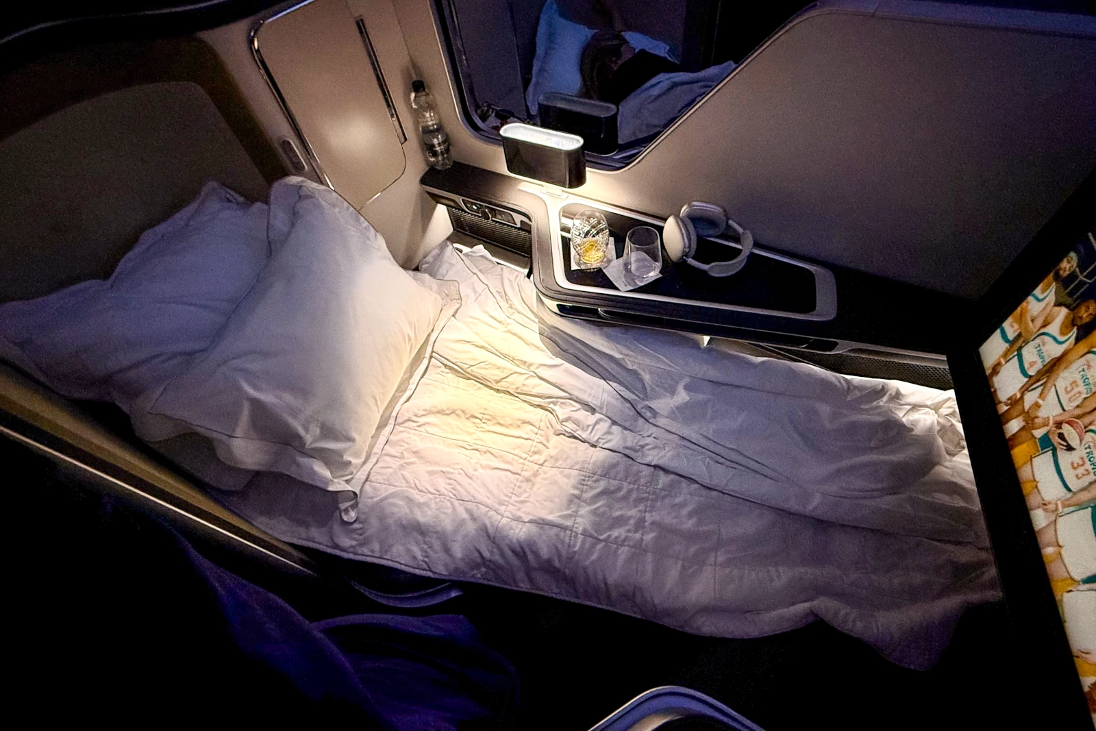British Airways First Class Boeing 787 Bett