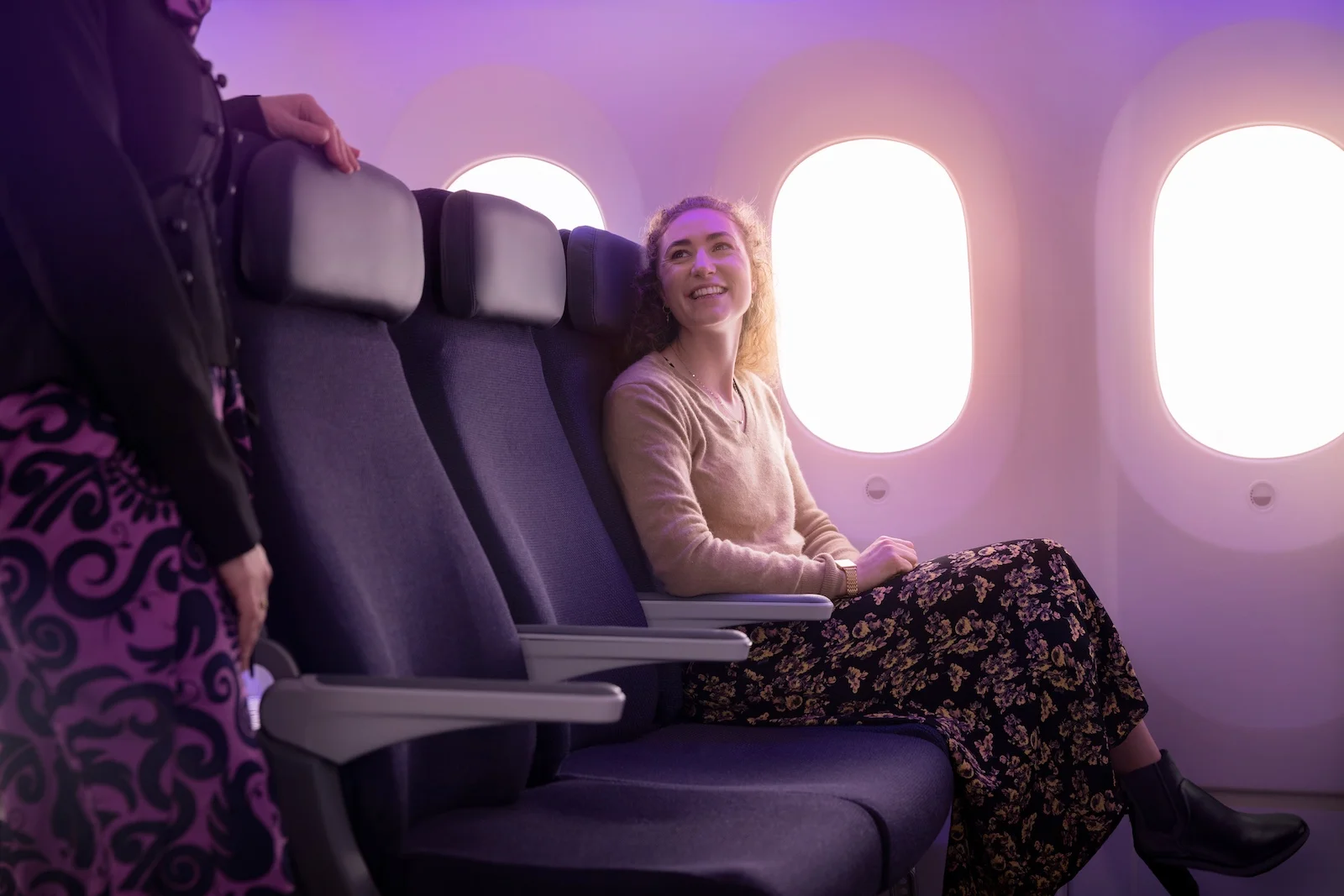 neuer Economy Class Sitz Air New Zealand