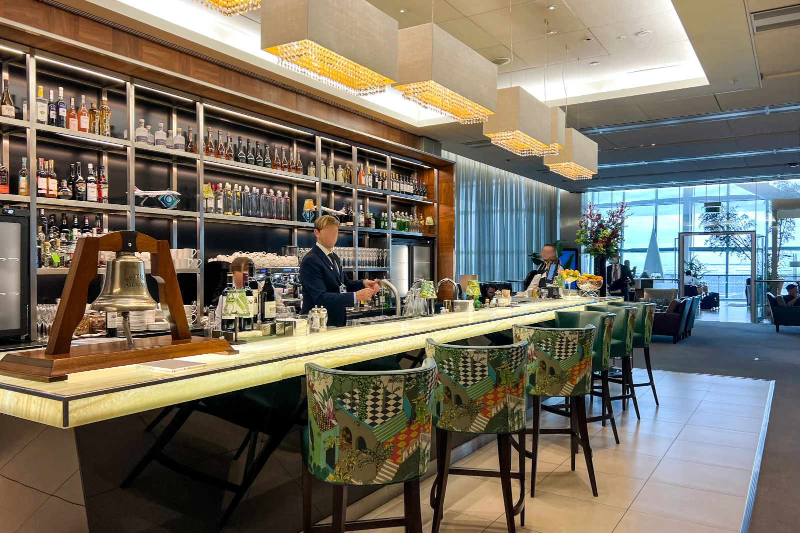 Bar im Concorde Room von British Airways London Heathrow