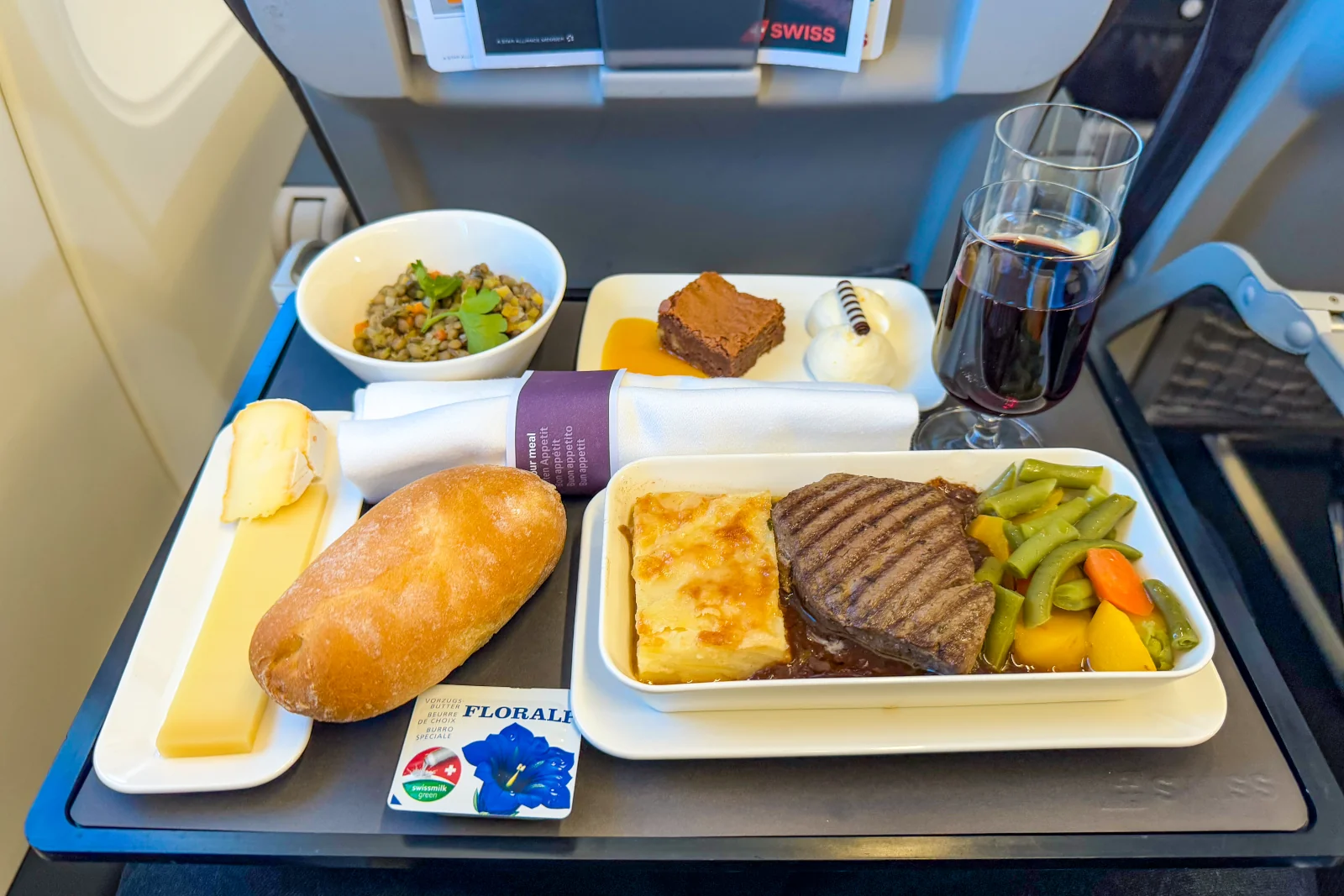 SWISS Business Class Pre-Select Rinderfilet