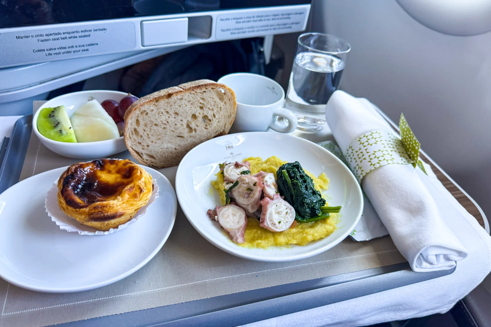 Business Class Menü TAP – Pre-Landing Snack