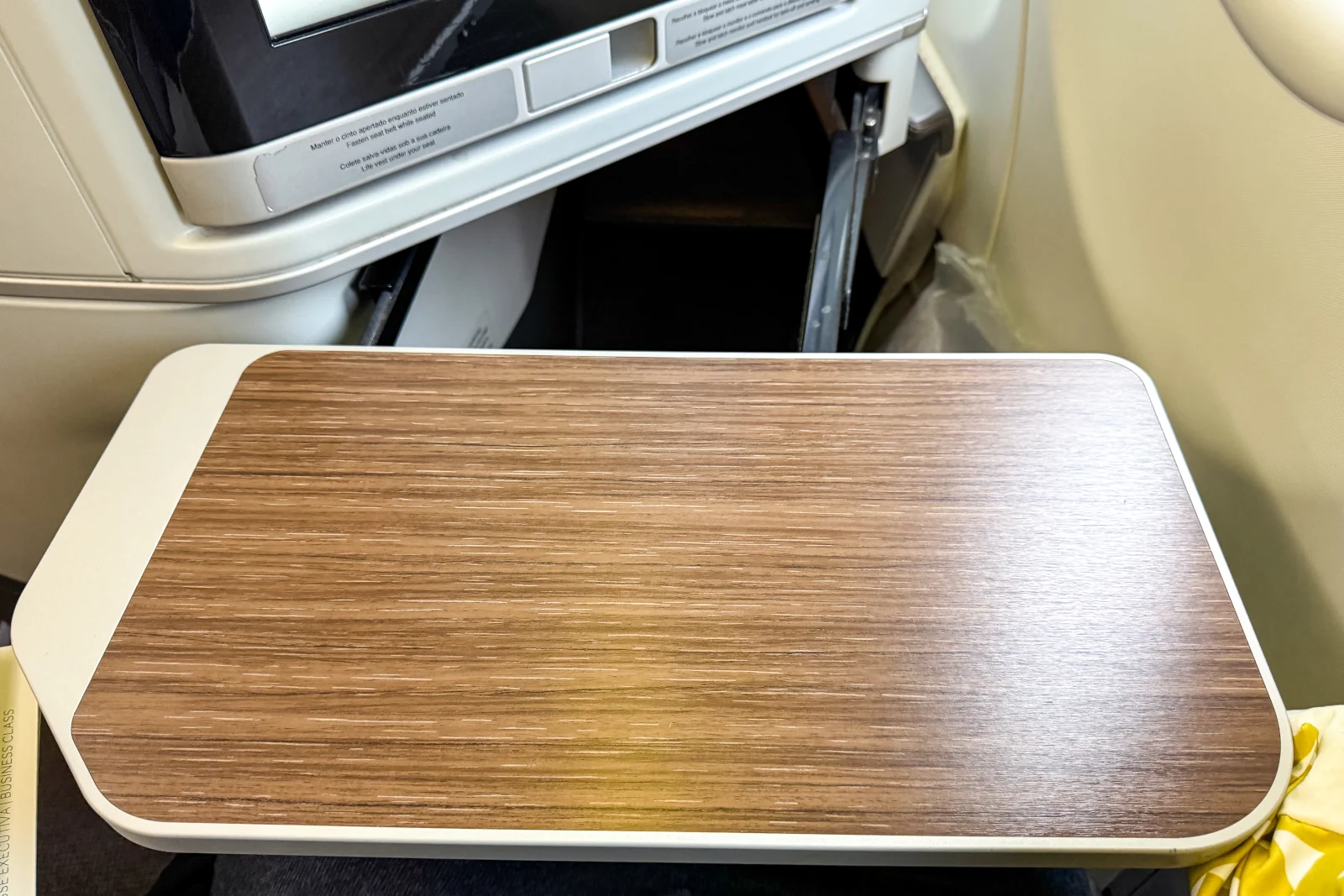 TAP Business Class Tisch