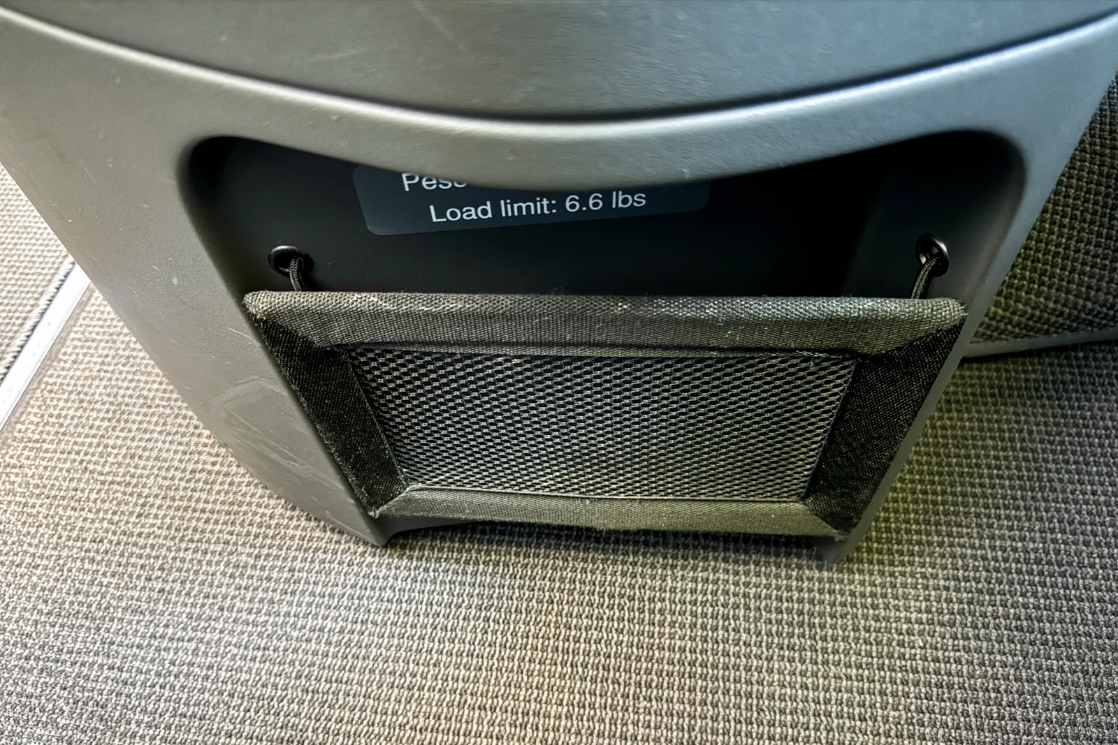 TAP Business Class Sitz Staufach