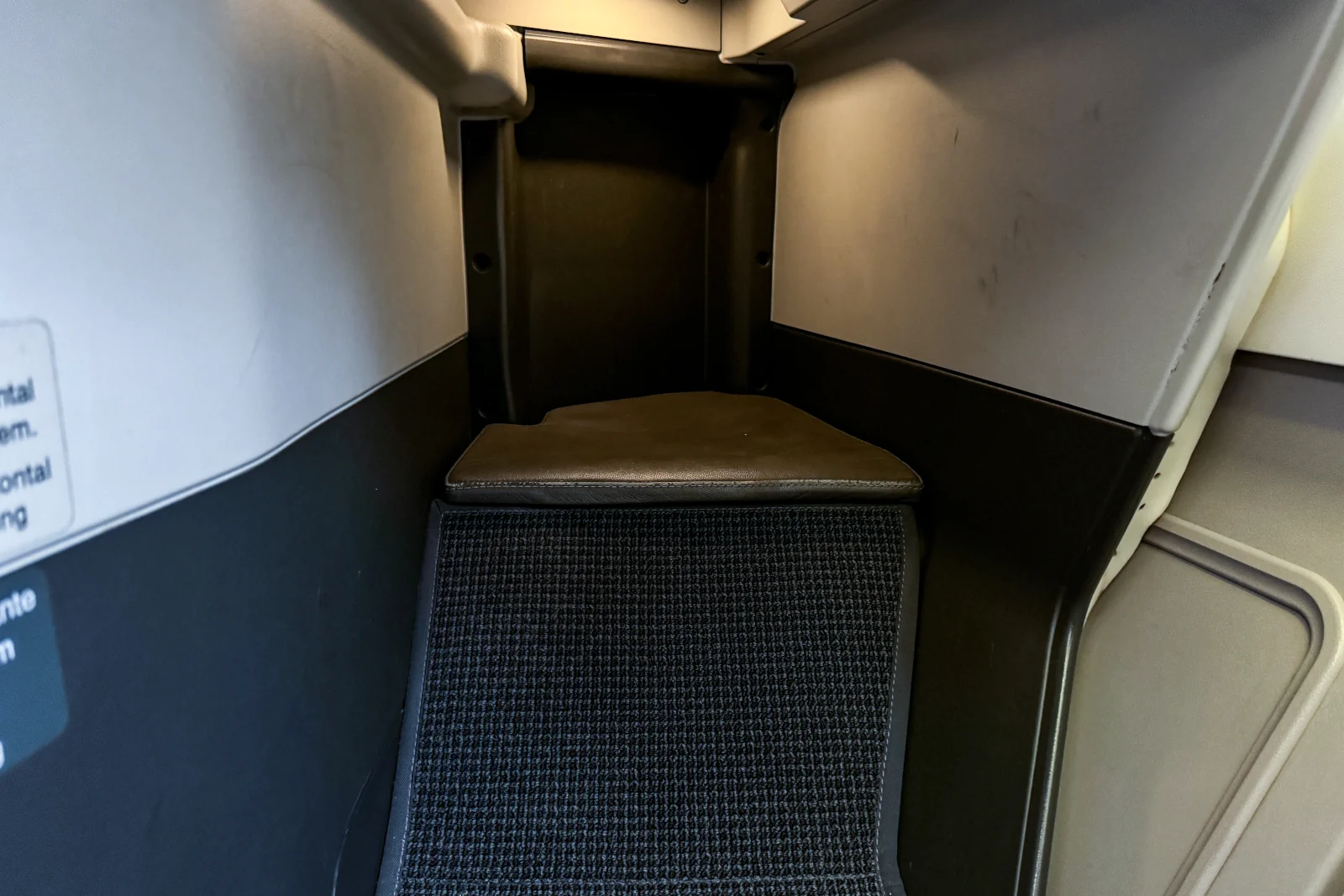 TAP Business Class Sitz Fussraum