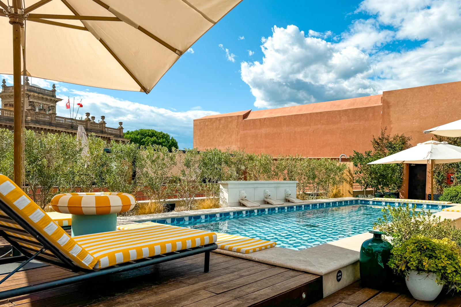 Wet Deck Rooftop Swimmingpool W Rome
