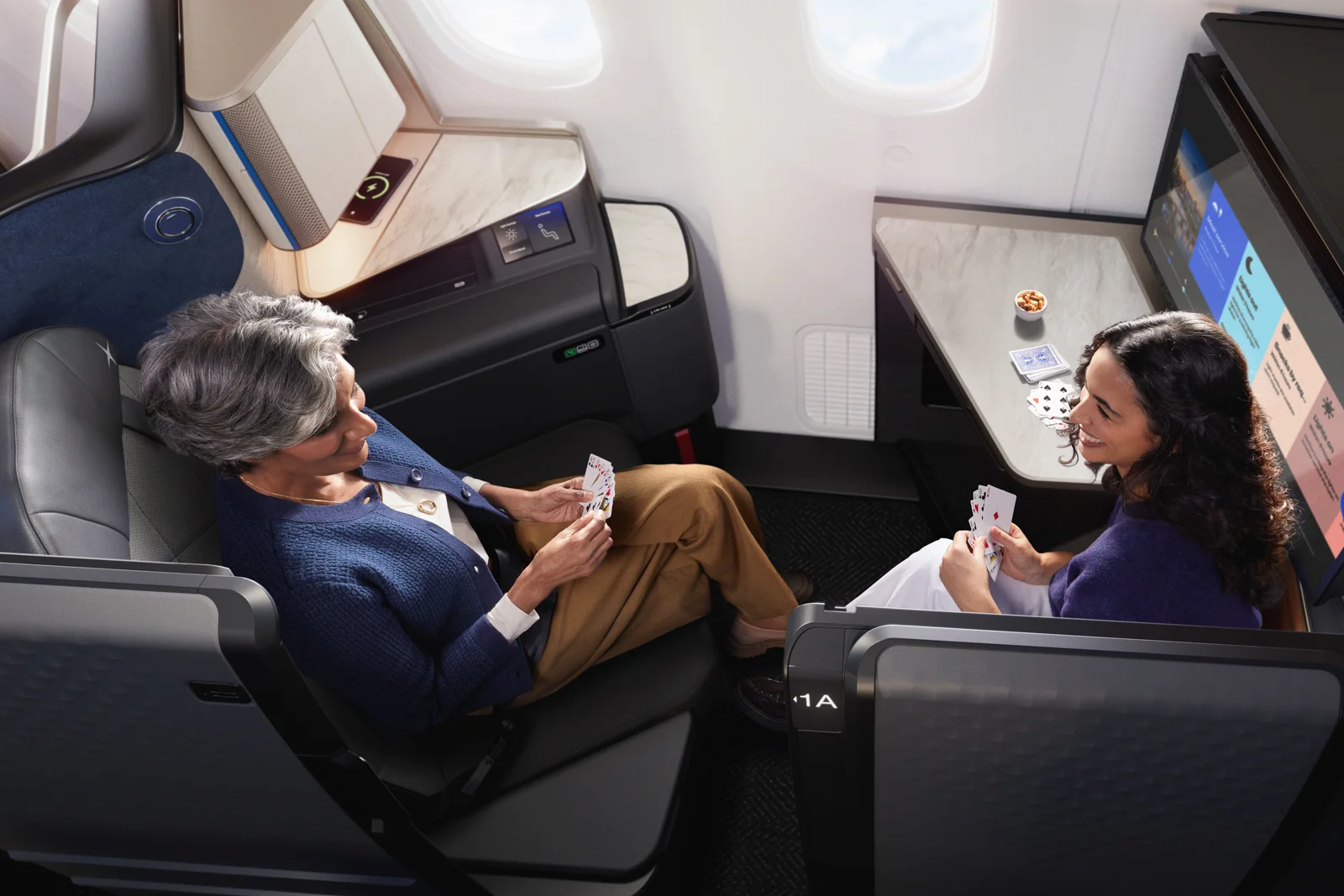 United Polaris Studio Sitz der Business Class