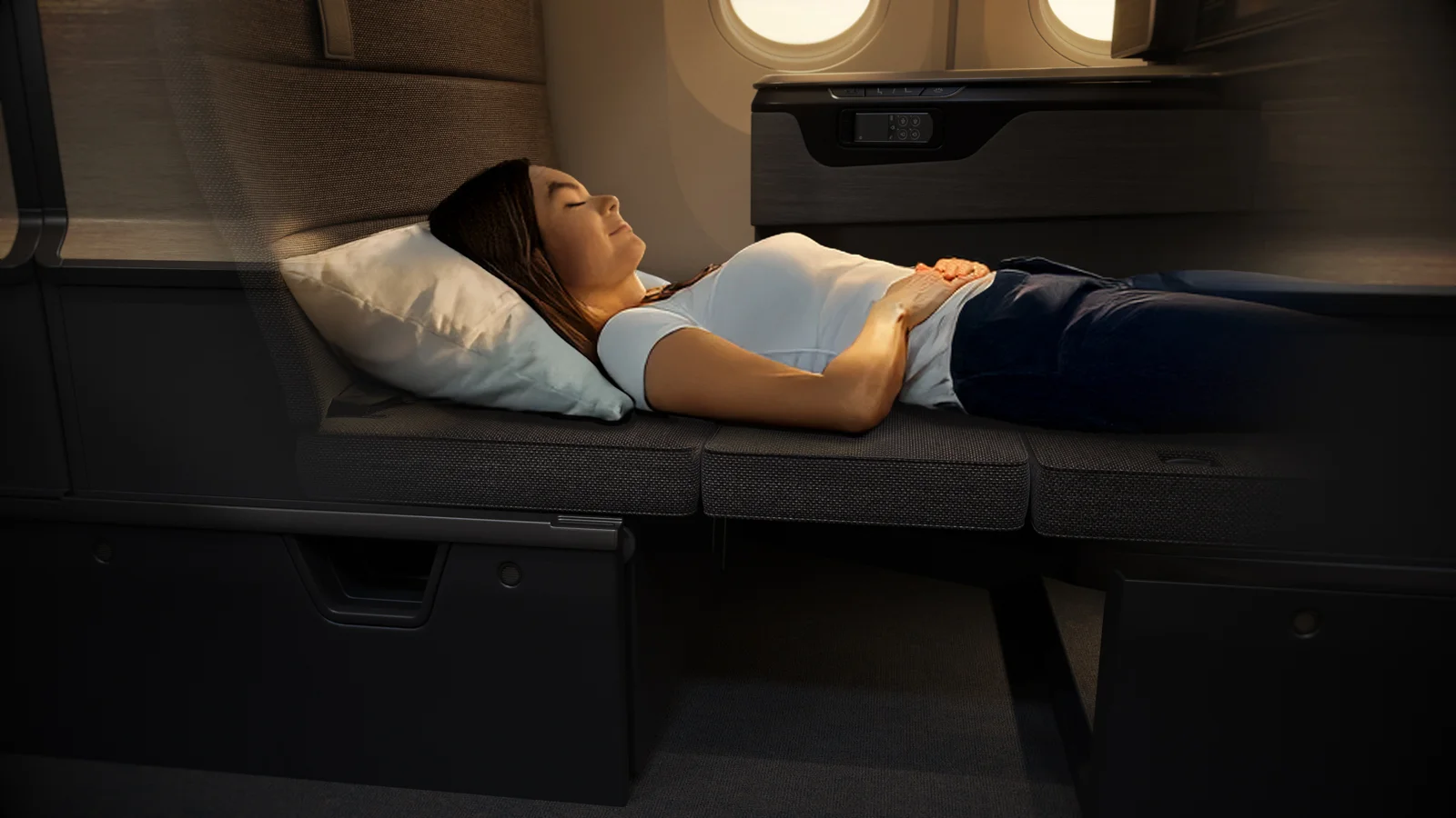 ANA Business Class The Room Boeing 787 Dreamliner Liegeposition