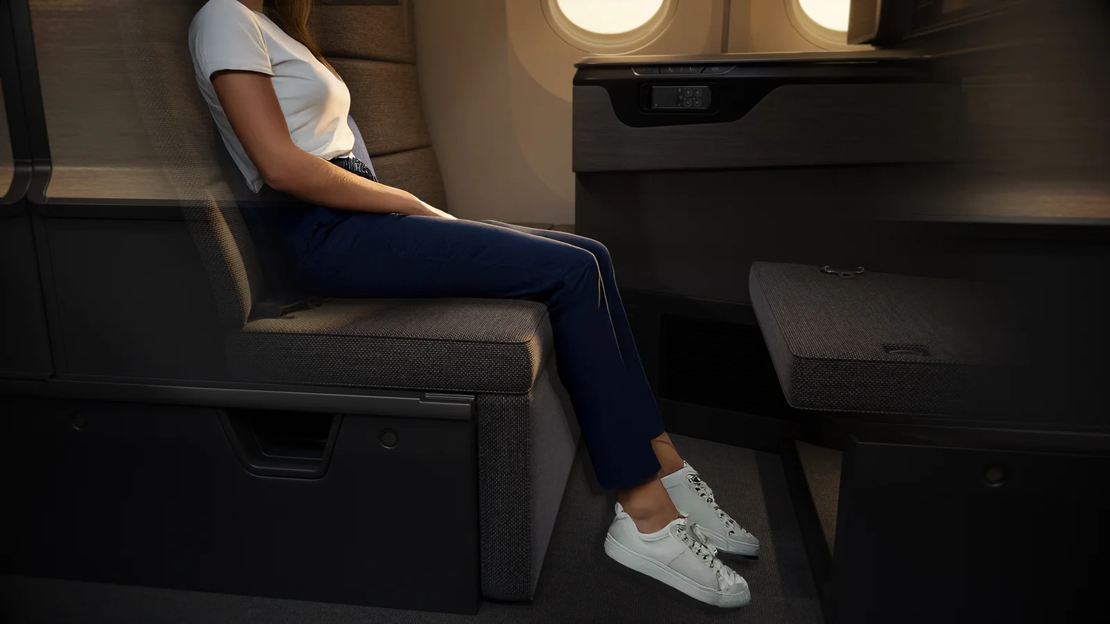 ANA Business Class The Room Boeing 787 Dreamliner Sitzposition