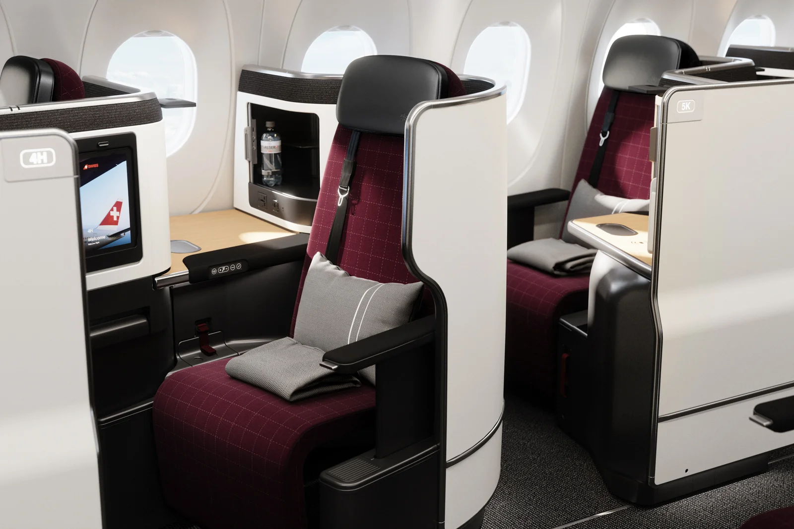 Swiss Senses Business Class Sitz