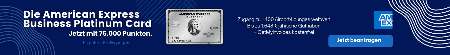 American Express Business Platinum Card - MR Punkte