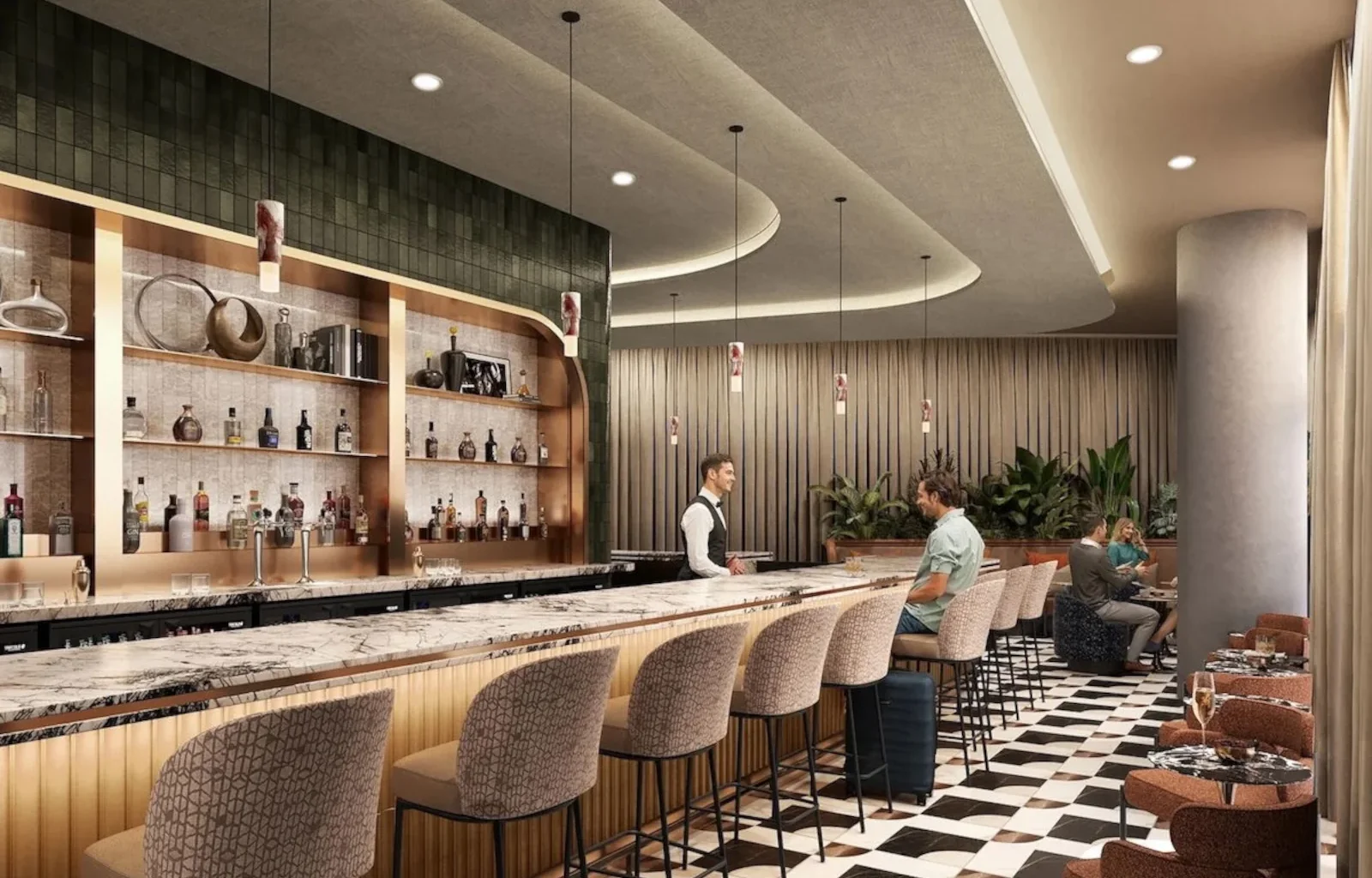 Bar Sidecar by the Centurion Lounge Rendering