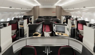 Überblick Swiss Senses Business Class Kabine