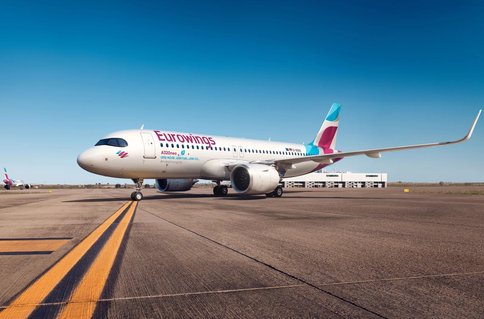 zweiter Airbus A320neo mit Premium BIZ Seats von Eurowings
