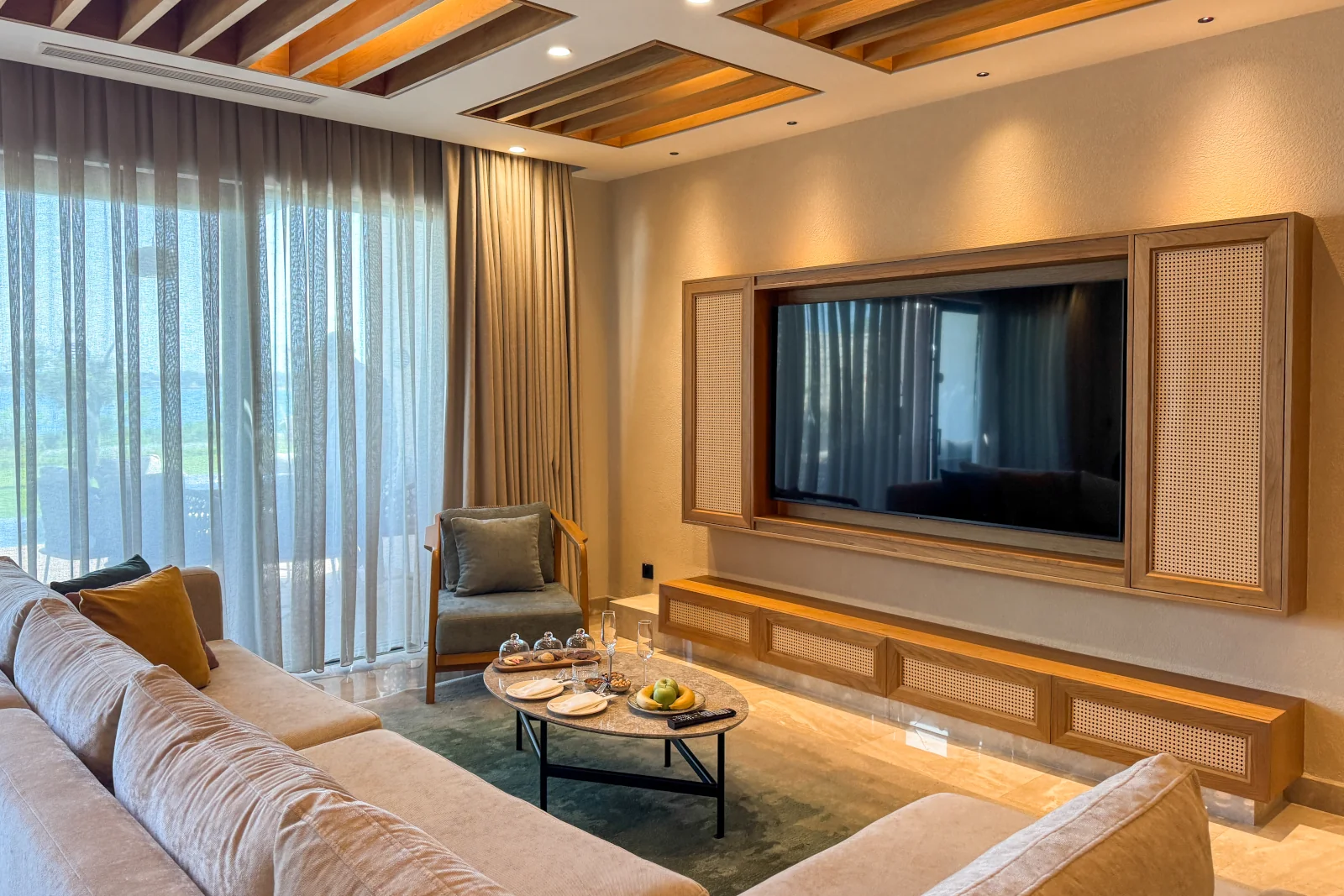 Bayou Villas im Anda Barut Collection Wohnzimmer 3-Bedroom-Villa