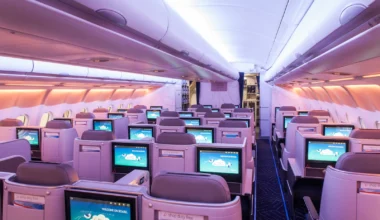 Brussels Airlines Business Class Kabine Airbus A330