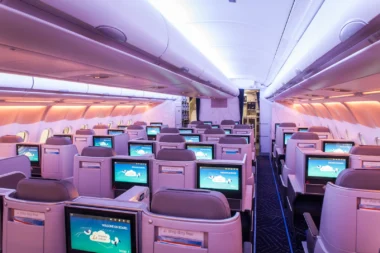 Brussels Airlines Business Class Kabine Airbus A330
