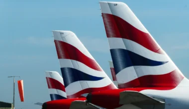 British Airways Flugzeuge Tails